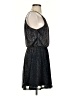 Mi ami Metallic Blue Cocktail Dress Size S - photo 4