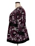 Avenue Purple 3/4 Sleeve Blouse Size 22 - 24 Plus - photo 5