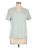 Karen Scott Teal Short Sleeve Top Size L (petite) - photo 1