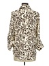 Maurices 100% Polyester Animal Print Ivory 3/4 Sleeve Blouse Size M - photo 2