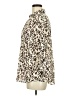 Maurices 100% Polyester Animal Print Ivory 3/4 Sleeve Blouse Size M - photo 5