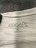 Escada 100% Cotton Silver Short Sleeve T-Shirt Size XL - photo 6