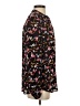 A.L.C. 100% Silk Floral Black Long Sleeve Silk Top Size 4 - photo 4