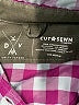 Assorted Brands Checkered-gingham Burgundy Long Sleeve Button-Down Shirt Size M - photo 7