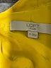 Ann Taylor LOFT 100% Polyester Yellow Sleeveless Blouse Size 20 - photo 7