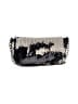 H&M 100% Polyester Graphic Silver Black Crossbody Bag One size - photo 1