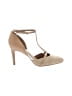 Lien.Do Tan Black Heels Size 8 1/2 - photo 1