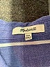 Madewell 100% Cotton Stripes Blue Sleeveless Button-Down Shirt Size XXS - photo 7