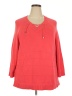 Cj Banks 100% Cotton Red Pullover Sweater Size 2X - photo 1