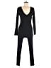 Shein Solid Black Jumpsuit Size 6 - photo 1
