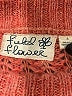 Field Flower Tweed Orange Pullover Sweater Size S - photo 7