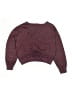 Vintage Havana Animal Print Burgundy Pullover Sweater Size 10 - 12 - photo 2