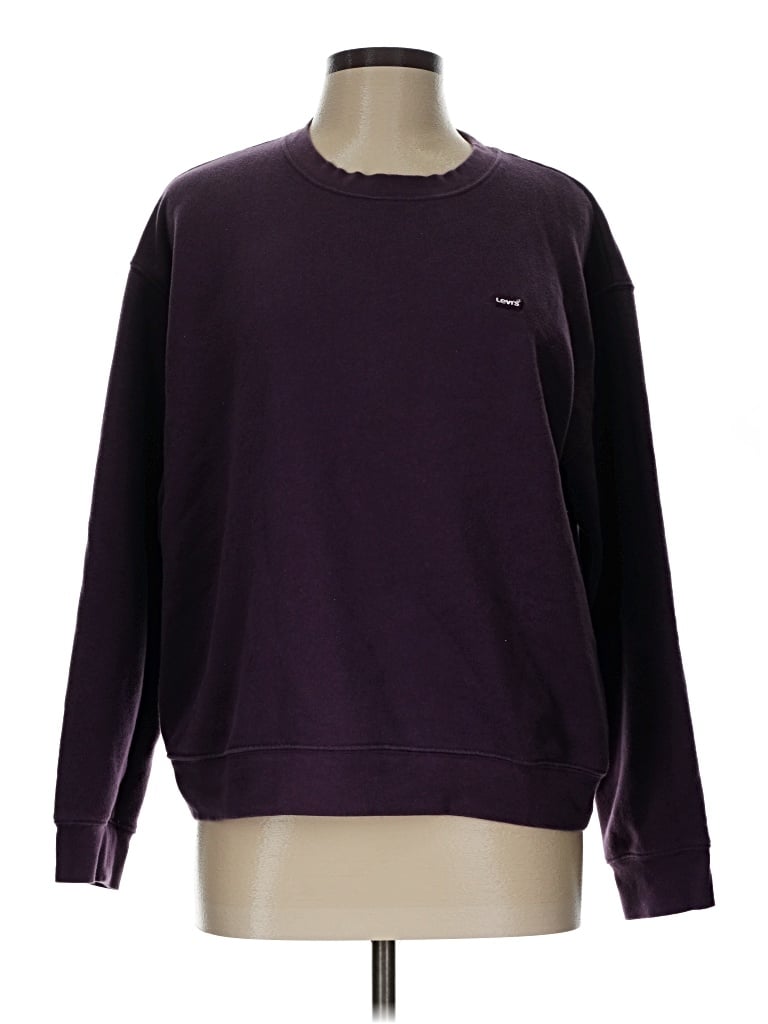 Pre-owned Levi's Sweatshirt In Purple