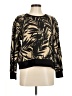 DKNY Tropical Black Pullover Sweater Size M - photo 1