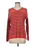 Talbots Stripes Red Pullover Sweater Size M - photo 1