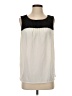 Ann Taylor LOFT 100% Polyester Ivory Sleeveless Blouse Size S - photo 1