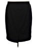 Ellen Tracy Solid Black Formal Skirt Size L - photo 2