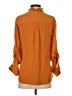 Express 100% Polyester Orange 3/4 Sleeve Blouse Size S - photo 2