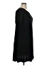 Unbranded Solid Black Casual Dress Size XL - photo 4