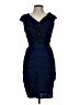 Sangria Blue Cocktail Dress Size 10 - photo 1