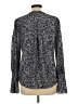 Joie Animal Print Gray Long Sleeve Blouse Size L - photo 2