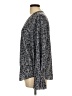 Joie Animal Print Gray Long Sleeve Blouse Size L - photo 5