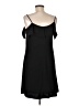 Zara Basic 100% Polyester Solid Black Casual Dress Size M - photo 2