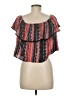 No Comment 100% Rayon Red Sleeveless Blouse Size M - photo 2