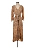 Assorted Brands 100% Viscose Animal Print Brown Casual Dress Size XS - photo 1