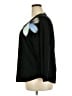 Aaeda Floral Black Pullover Sweater Size 2X - photo 5