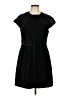 Etcetera Solid Black Casual Dress Size 12 - photo 1