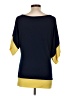 Assorted Brands Color Block Yellow Short Sleeve Top Size L (estimated) - photo 2