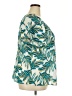 Cj Banks Teal Short Sleeve Blouse Size 2X - photo 4