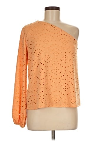 G by Giuliana Rancic Long Sleeve Blouse (view 1)