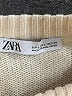 Zara Stripes Ivory Pullover Sweater Size L - photo 7