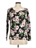 Joie Floral Black Pullover Sweater Size M - photo 1