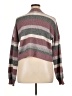 Hippie Rose Stripes Burgundy Pullover Sweater Size XL - photo 2