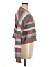 Hippie Rose Stripes Burgundy Pullover Sweater Size XL - photo 4