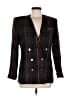 Le Suit Plaid Black Blazer Size 8 - photo 1