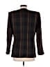 Le Suit Plaid Black Blazer Size 8 - photo 2