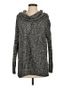 Alice + Olivia Tweed Gray Turtleneck Sweater Size S - photo 1