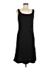 Ann Taylor LOFT 100% Polyester Solid Black Casual Dress Size 6 - photo 1
