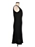 Ann Taylor LOFT 100% Polyester Solid Black Casual Dress Size 6 - photo 4
