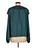 Current Air Teal Long Sleeve Blouse Size M - photo 2