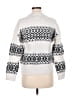 Ann Taylor LOFT Print White Pullover Sweater Size M - photo 2
