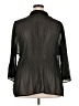 Fashion Bug Black 3/4 Sleeve Button-Down Shirt Size 2X - photo 2