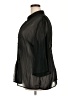 Fashion Bug Black 3/4 Sleeve Button-Down Shirt Size 2X - photo 5