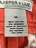 Juniper + Lime Solid Orange Shorts Size 10 - photo 4