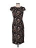 W by Worth 100% Polyester Paisley Black Casual Dress Size 2 - photo 1