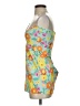 Unbranded Tropical Yellow Cocktail Dress Size S - photo 5